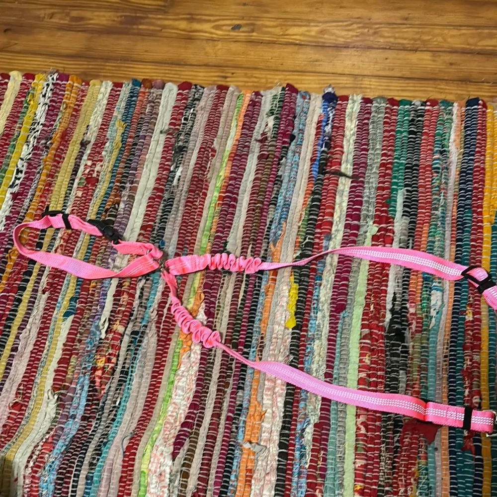 Pink and Black Dog Seatbelt